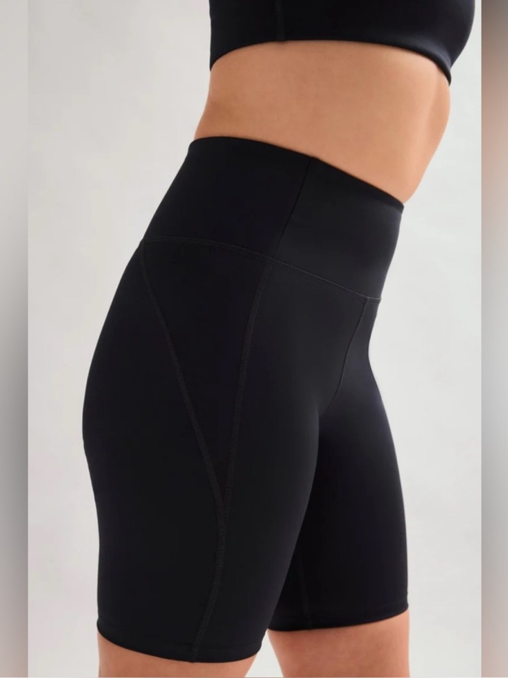 NWOT Girlfriend Collective black shorts, S